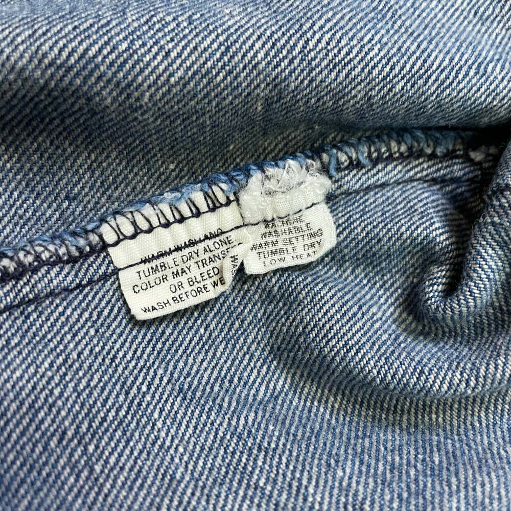 Outstanding Vintage 60s/70s Levi's for Gals Orange Tab Fitted Denim Jacket Size - Picture 6 of 7